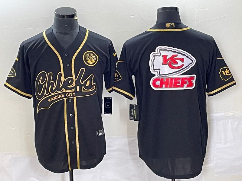 Men Kansas City Chiefs Blank Black Nike 2023 Co Branding Game NFL Jersey style 2->kansas city chiefs->NFL Jersey